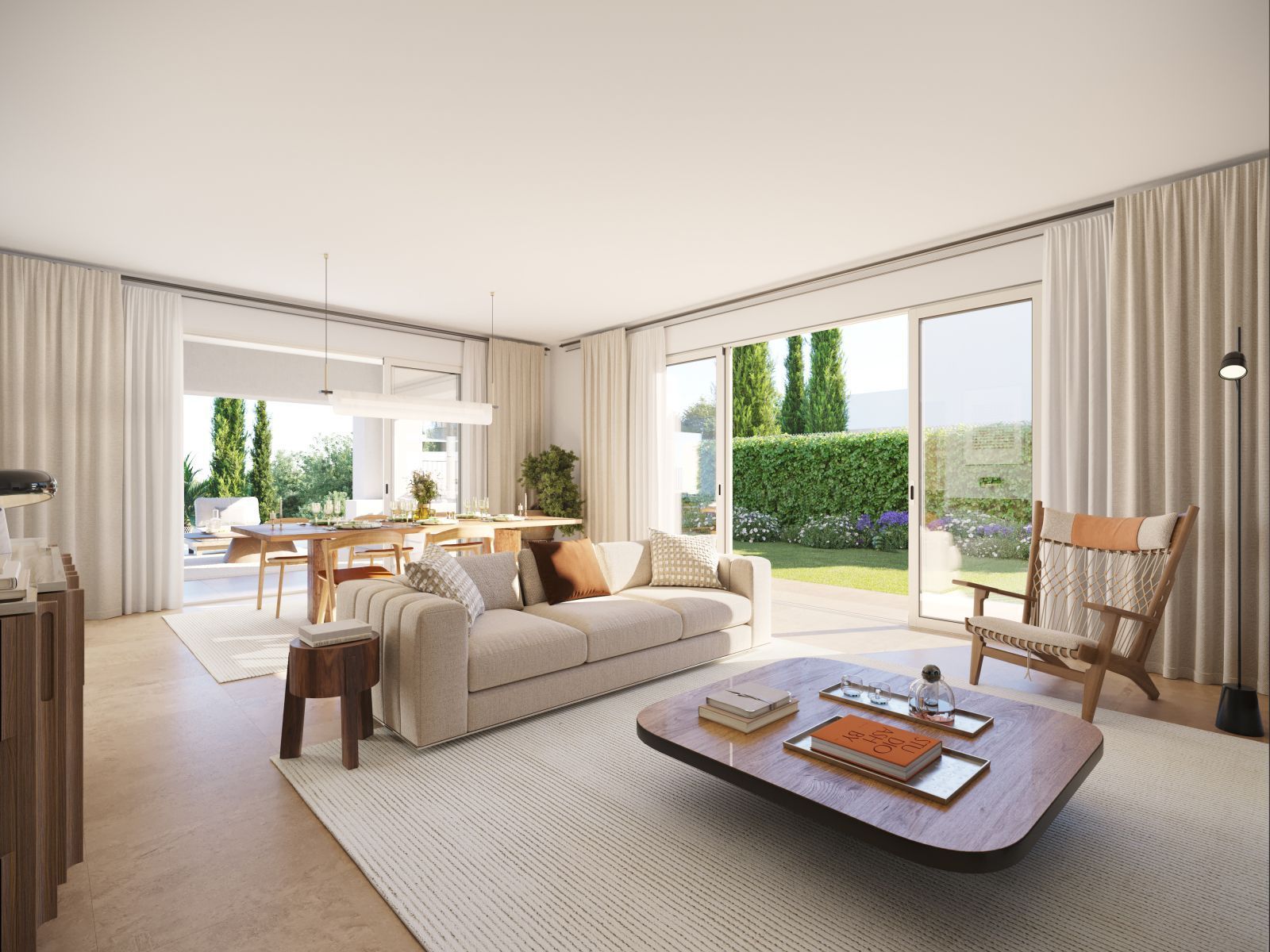 02 modern living room outdoor view